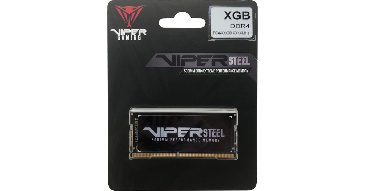 Patriot SO-DIMM 32 GB DDR4-2400, Arbeitsspeicher(grau, PVS432G240C5S, Viper Steel, INTEL XMP)