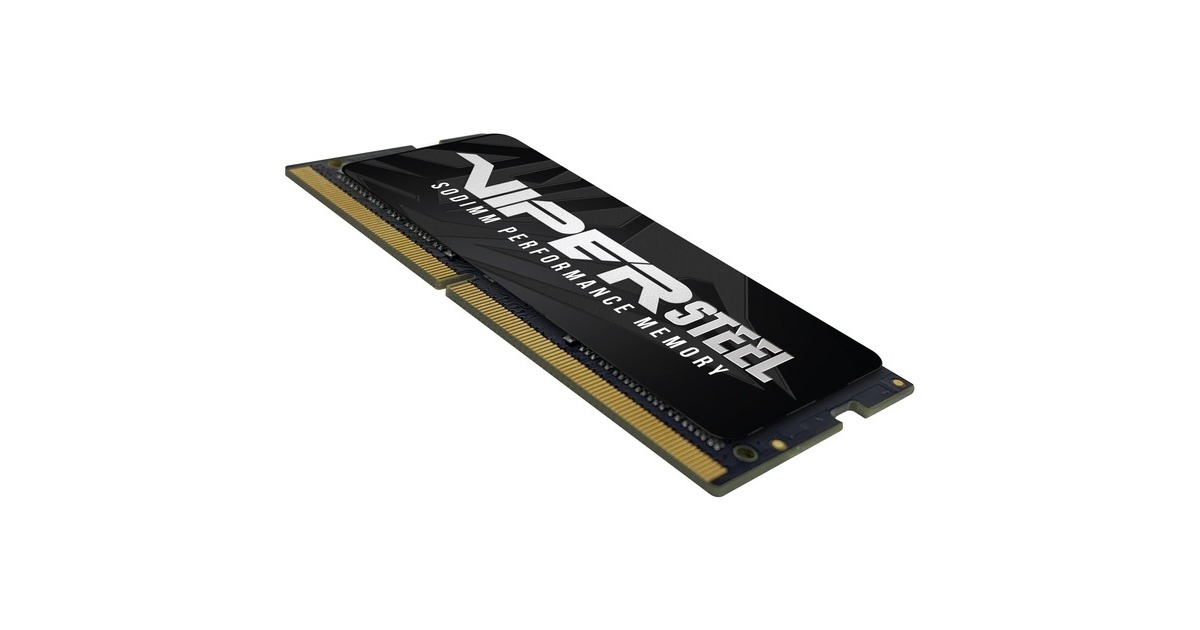 Patriot SO-DIMM 32 GB DDR4-2666, Arbeitsspeicher(grau, PVS432G266C8S, Viper Steel, INTEL XMP)