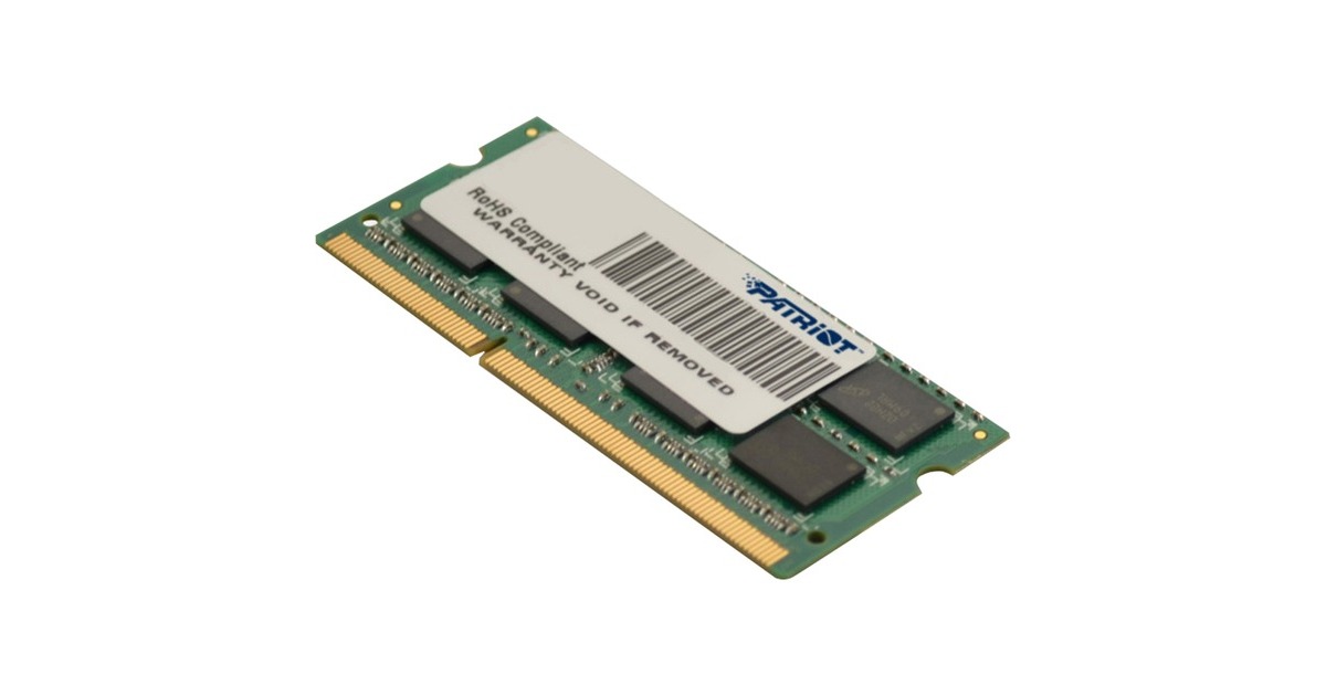 Patriot SO-DIMM 8 GB DDR3-1600, Arbeitsspeicher(PSD38G16002S, Signature Line)