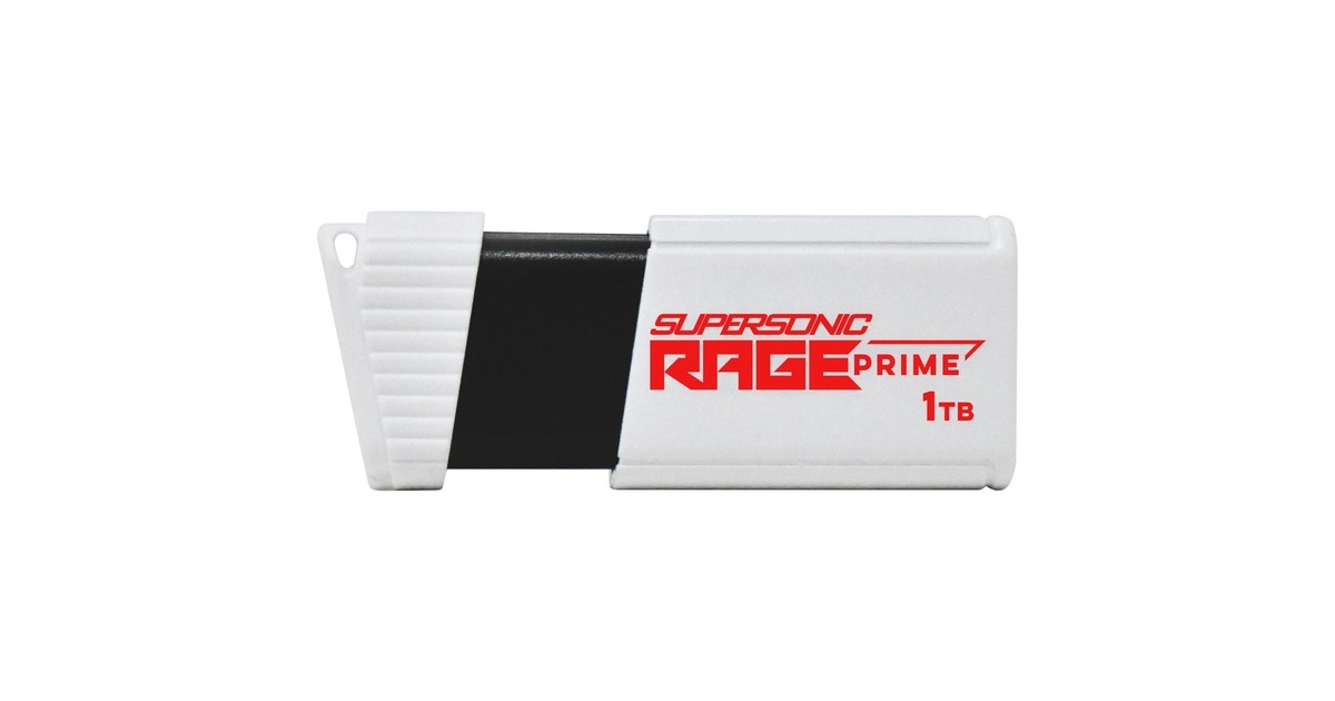Patriot Supersonic Rage Prime 1 TB, USB-Stick(weiß/schwarz, USB-A 3.2 Gen 2)