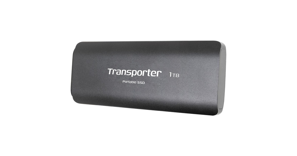 Patriot Transporter Portable SSD 1 TB, Externe SSD(schwarz, USB-C 3.2 Gen 2 (10 Gbit/s))