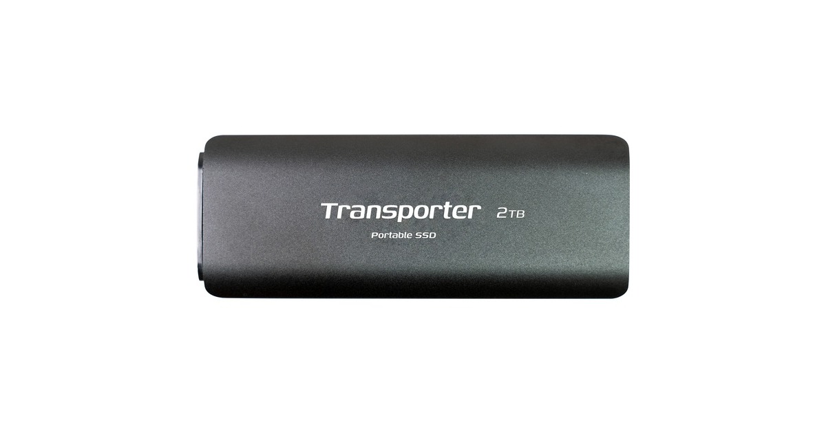 Patriot Transporter Portable SSD 2 TB, Externe SSD(schwarz, USB-C 3.2 Gen 2 (10 Gbit/s))