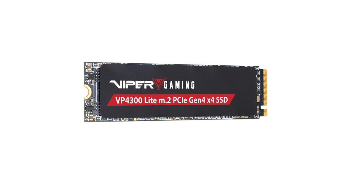 Patriot VP4300 Lite 1 TB, SSD(schwarz, PCIe 4.0 x4, NVMe 2.0, M.2 2280)