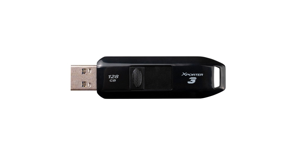 Patriot XPorter 3 128 GB, USB-Stick(schwarz, USB-A 3.2 Gen 1)