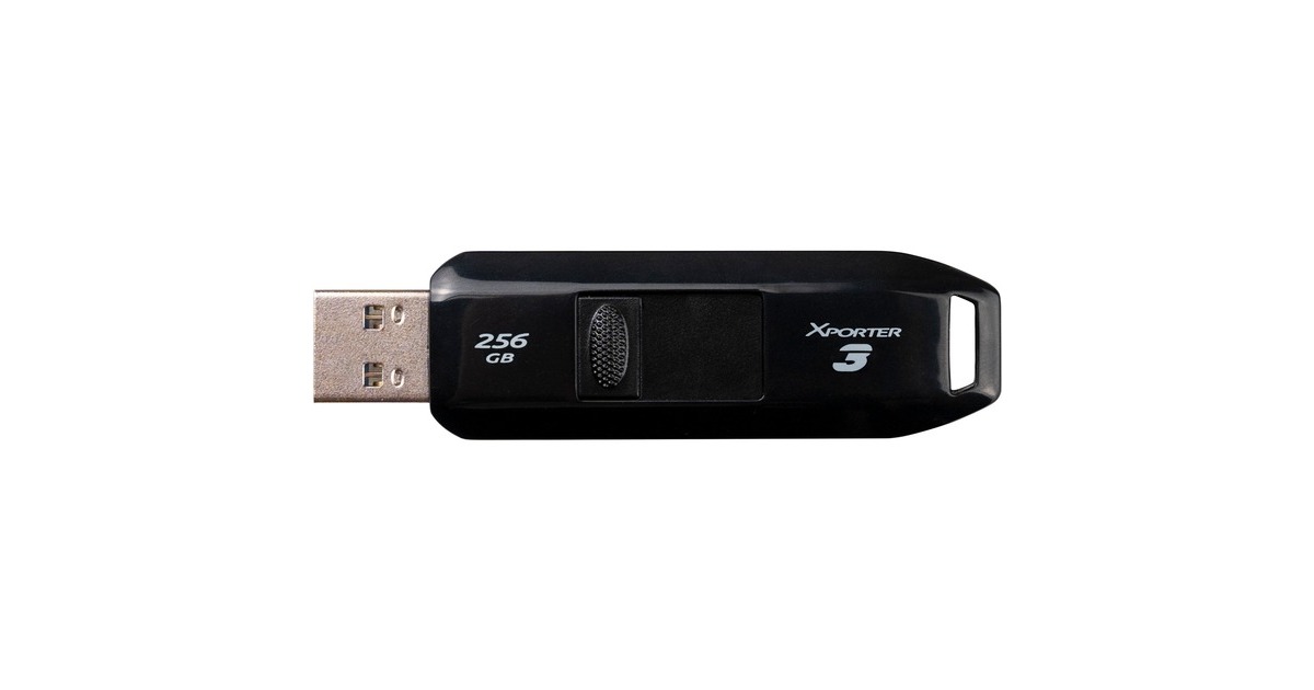 Patriot XPorter 3 256 GB, USB-Stick(schwarz, USB-A 3.2 Gen 1)