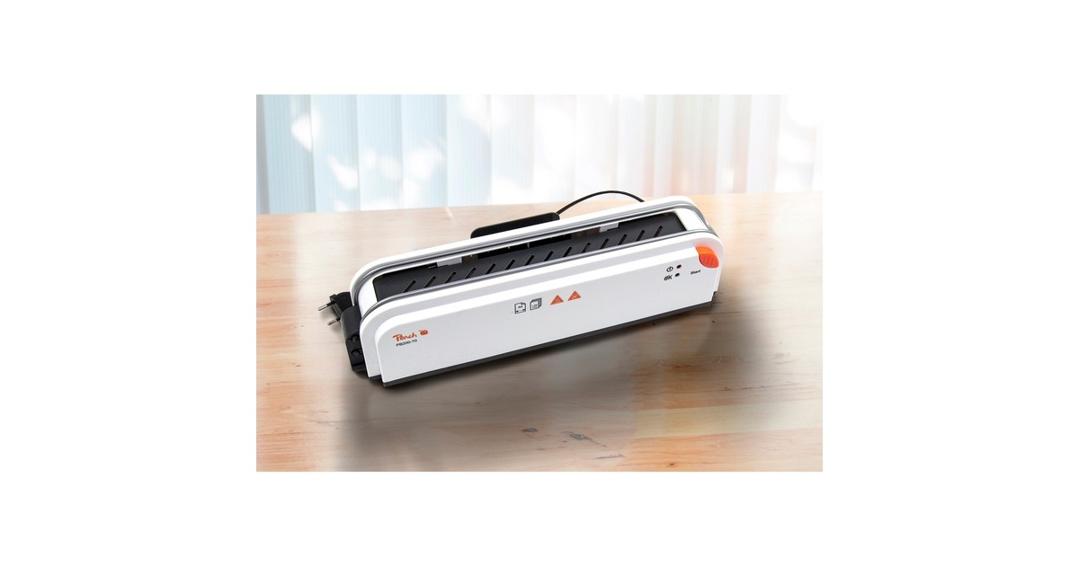 Peach A4 Thermobinder PB200-70, Bindegerät(weiß/orange) Peach A4 Thermobinder PB200-70, Bindegerät(weiß/orange)