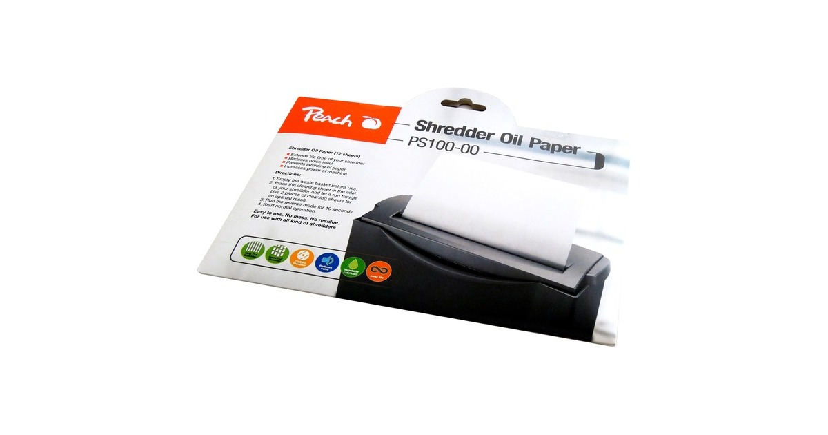Peach Aktenvernichter Service Kit, Ölpapier(PS100-00)