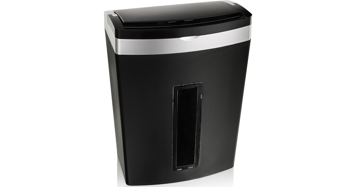Peach Auto Micro Cut Schredder PS600-10, Aktenvernichter(schwarz/silber)