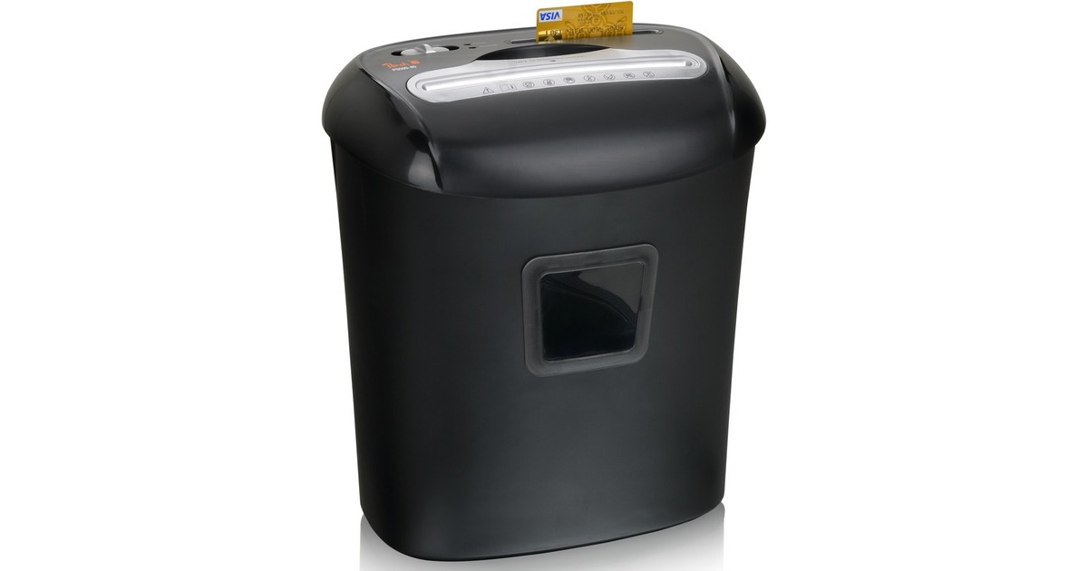 Peach Cross Cut Schredder PS500-40, Aktenvernichter(schwarz)