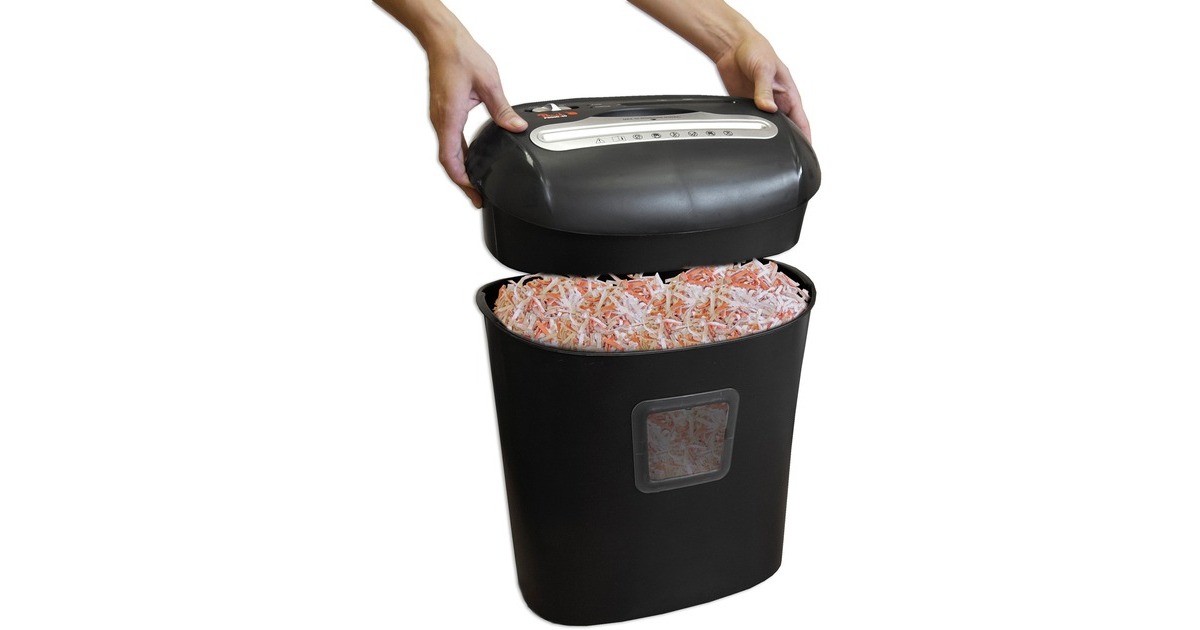 Peach Cross Cut Schredder PS500-40, Aktenvernichter(schwarz)