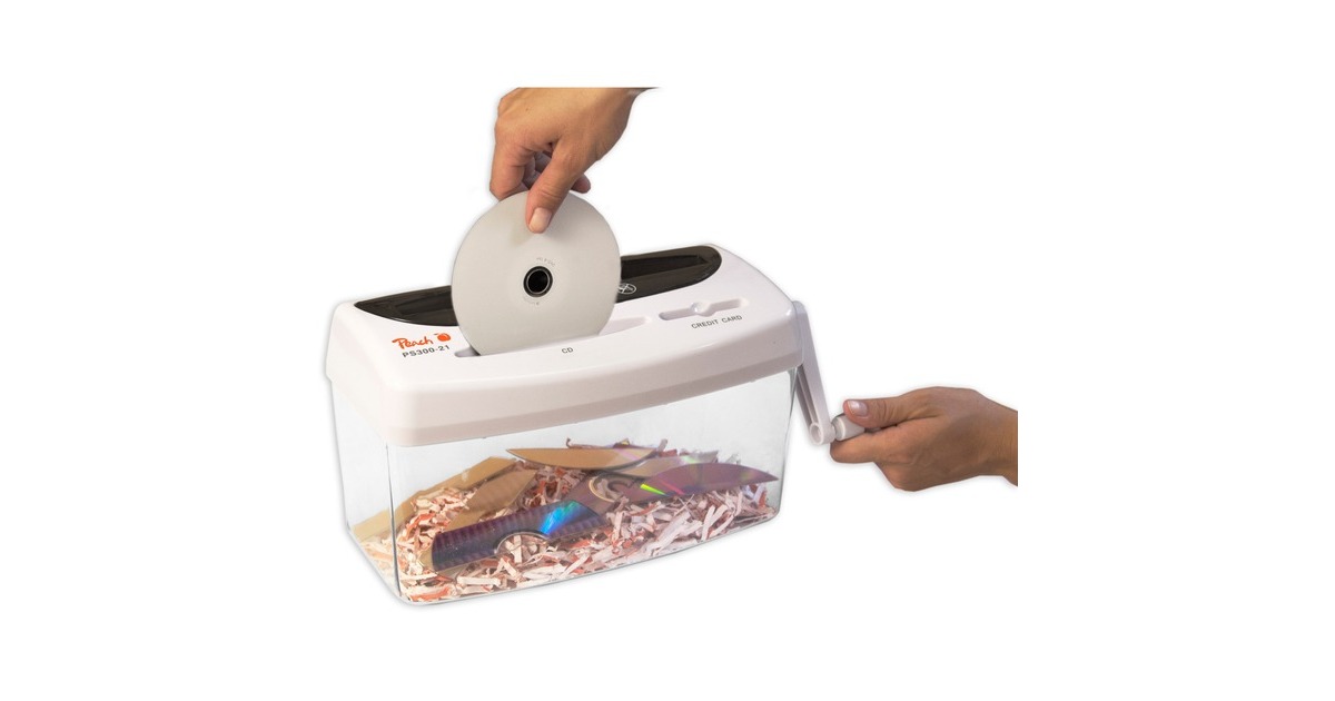 Peach Cross Cut Shredder PS300-21, Aktenvernichter