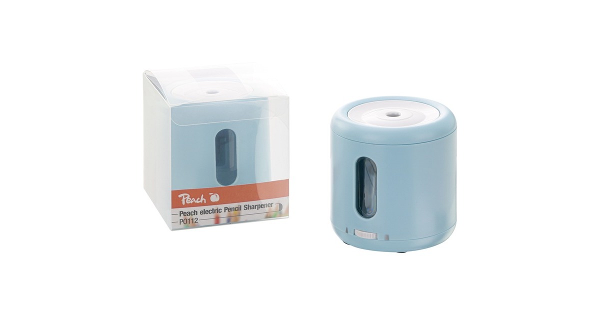 Peach Elektrischer Anspitzer PO112(hellblau)