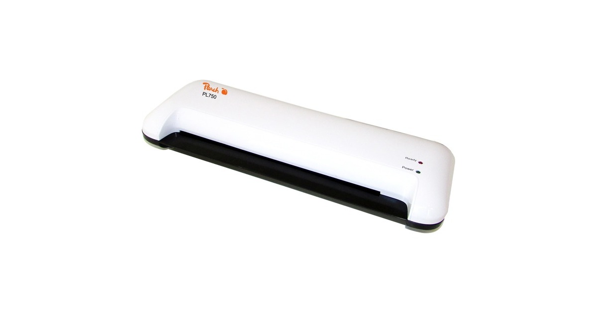 Peach Premium Laminator PL750, A4, Laminiergerät(weiß/schwarz)