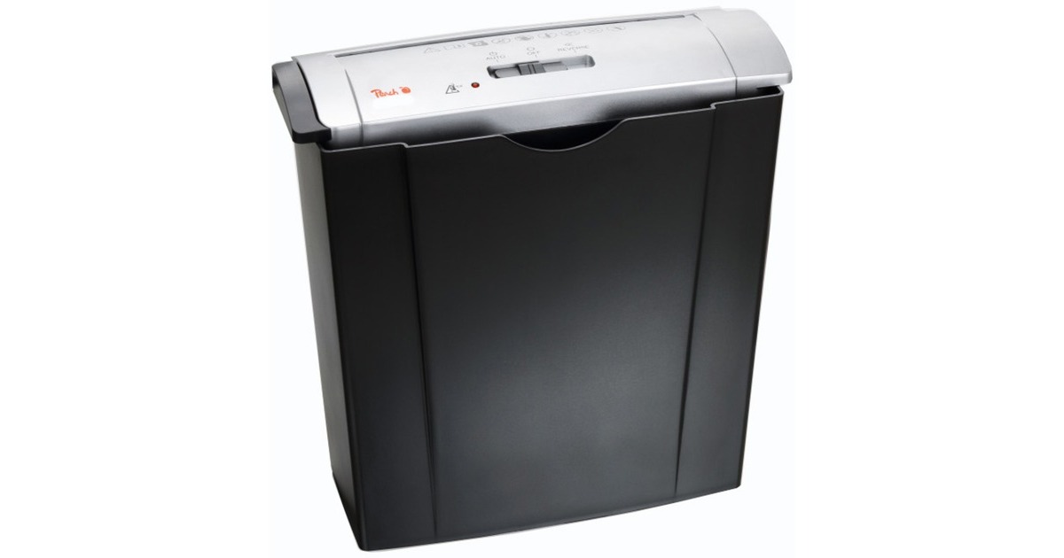 Peach Strip Cut Schredder PS400-02, Aktenvernichter(silber/schwarz)