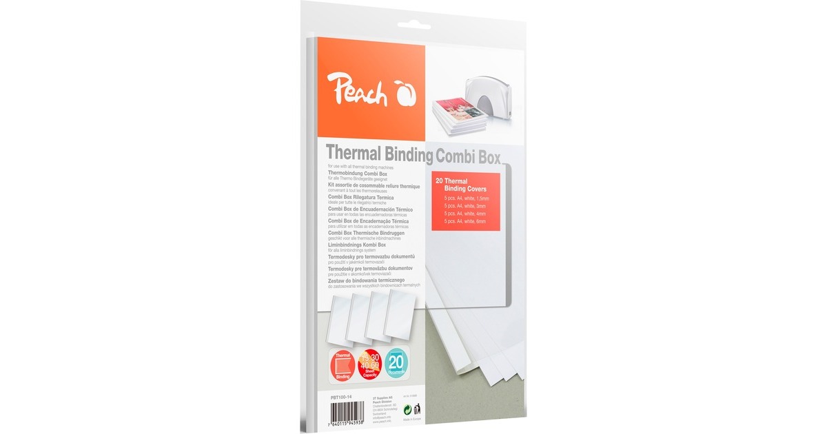 Peach Thermobindemappen Spar Set A4(PBT100-14) Peach Thermobindemappen Spar Set A4(PBT100-14)