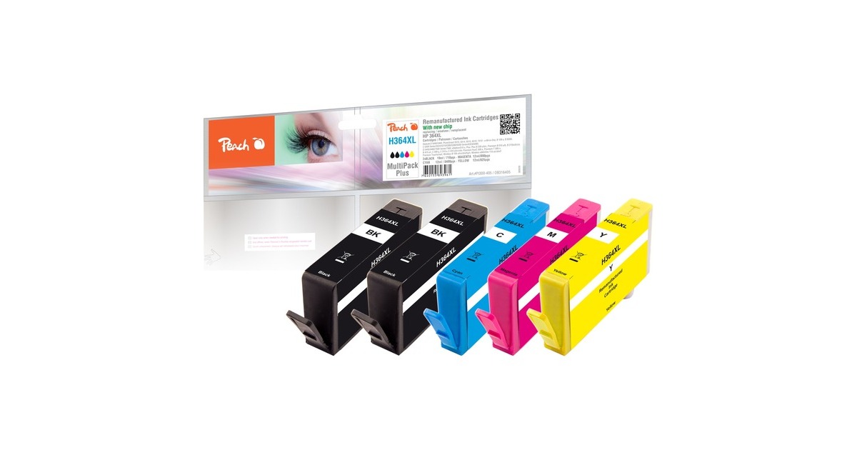 Peach Tinte HP Nr. 364XL Sparpack(kompatibel zu HP Nr. 364XL)