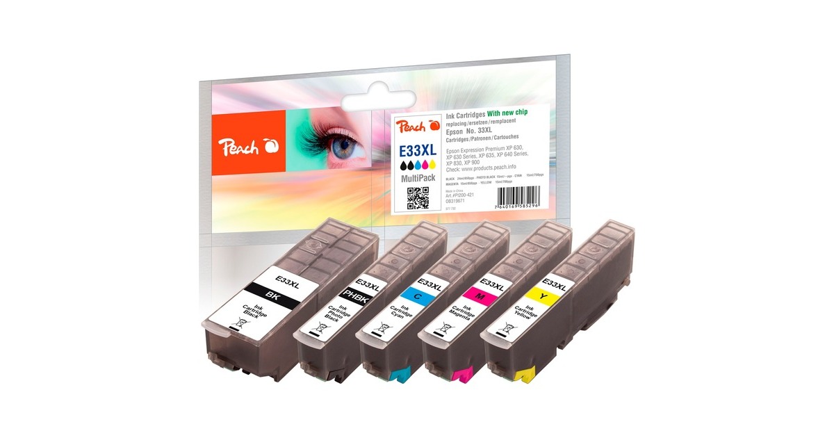 Peach Tinte MultiPack PI200-421(kompatibel zu Epson T3357) Peach Tinte MultiPack PI200-421(kompatibel zu Epson T3357)