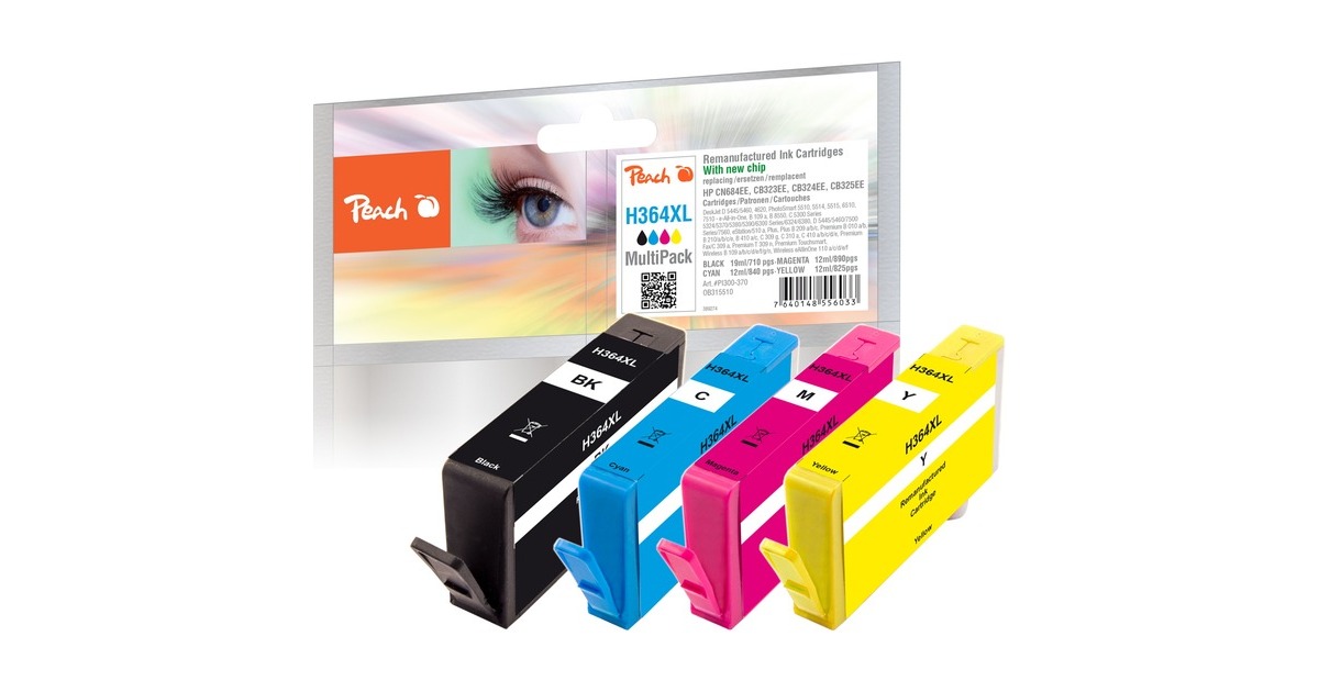 Peach Tinte Nr. 364XL Sparpack(kompatibel zu HP Nr. 364XL) Peach Tinte Nr. 364XL Sparpack(kompatibel zu HP Nr. 364XL)