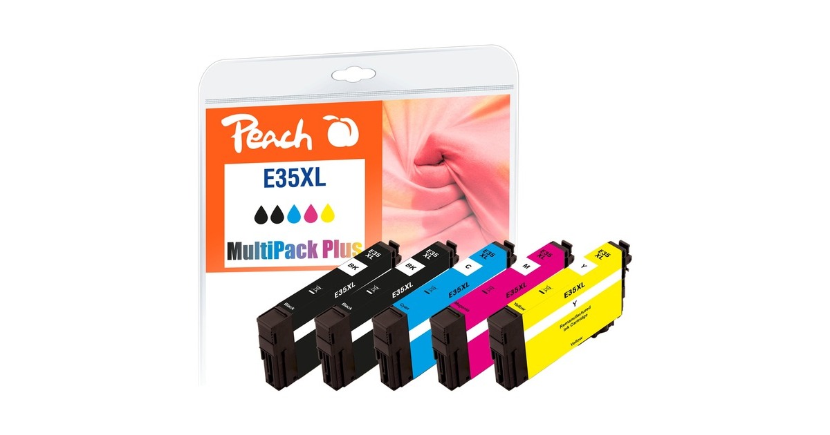 Peach Tinte Spar Pack Plus 320265(kompatibel zu Epson 35XL)