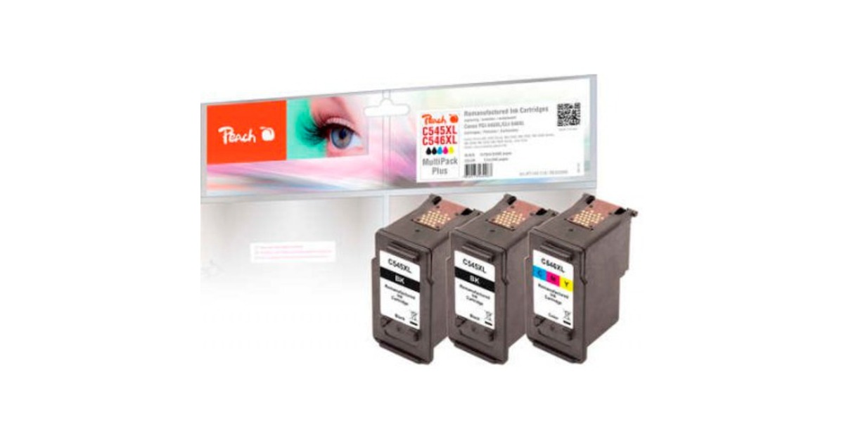 Peach Tinte Spar Pack Plus PI100-318(kompatibel zu Canon PG545XL, CL546XL)