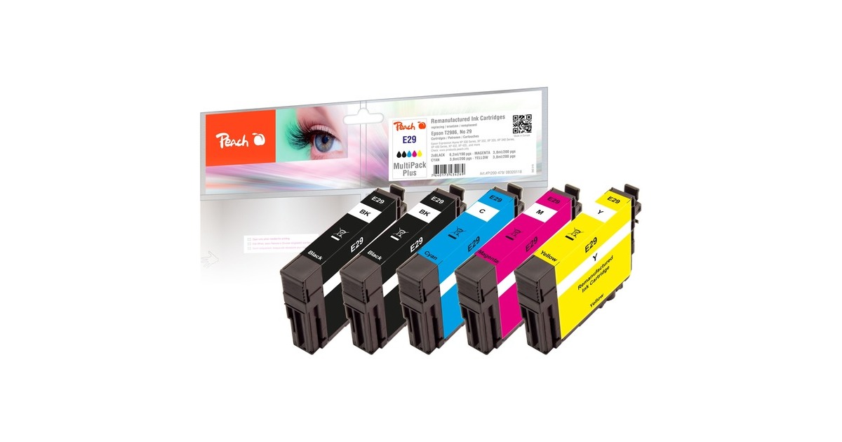 Peach Tinte Spar Pack Plus PI200-479(kompatibel zu Epson 29)