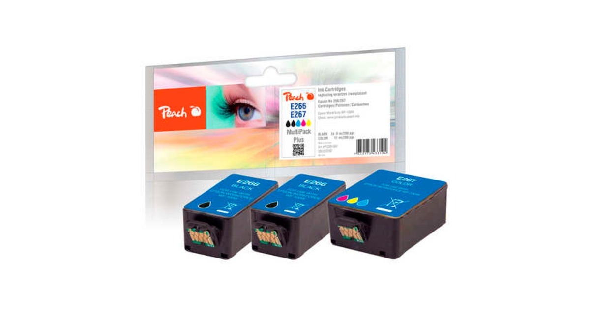 Peach Tinte Spar Pack Plus PI200-587(kompatibel zu Epson 266/267)