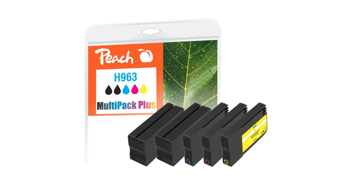 Peach Tinte Spar Pack Plus PI300-999(kompatibel zu HP 963 (6ZC70AE))