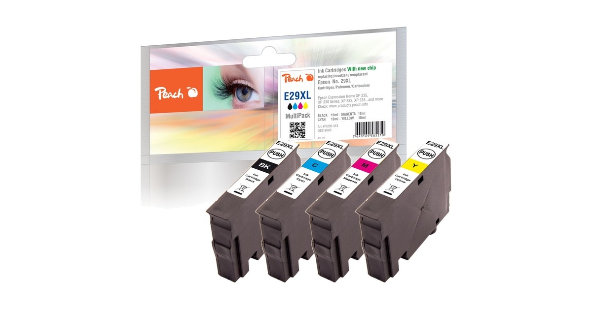 Peach Tinte Sparpack 29XL(kompatibel zu Epson 29XL, T2996)