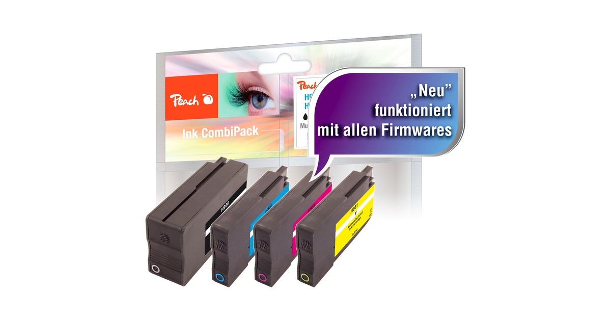 Peach Tinte Sparpack Nr. 950, 951(kompatibel zu HP Nr. 950, 951)