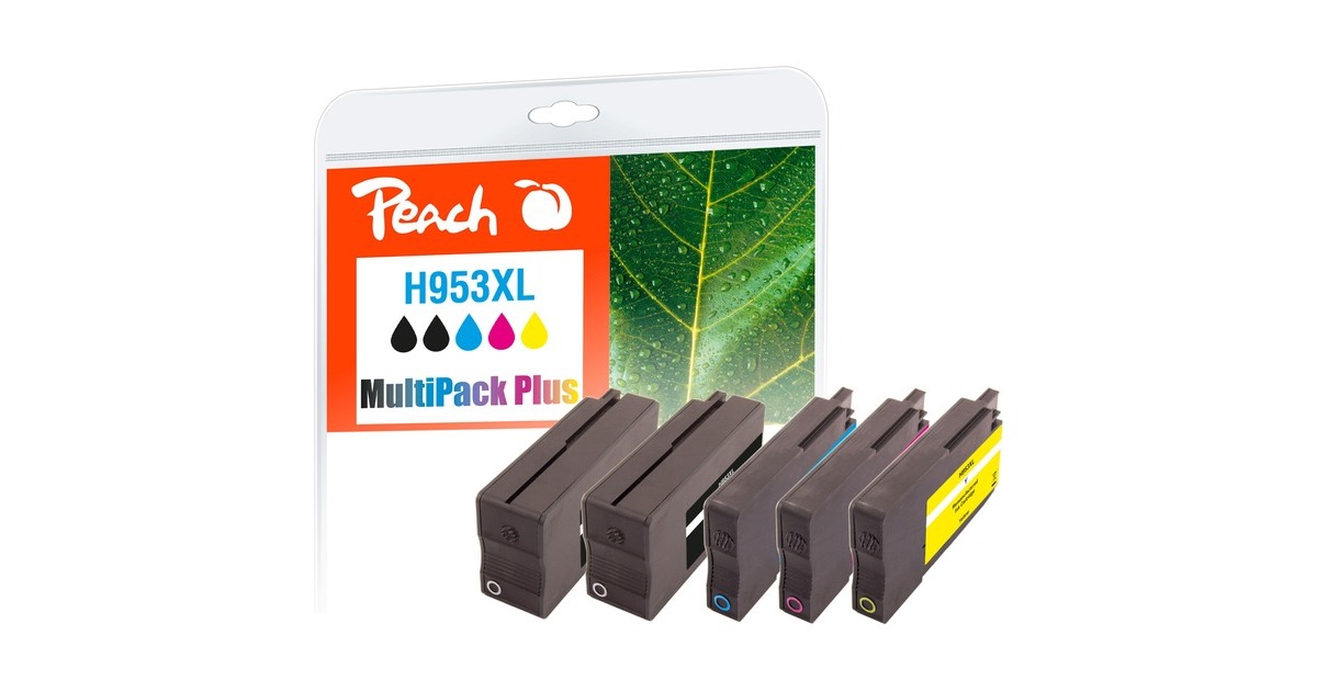 Peach Tinte Sparpack PI300-729(kompatibel zu HP Nr. 953XL)