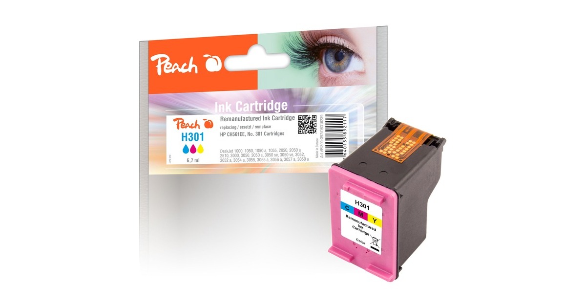 Peach Tinte color PI300-397(kompatibel zu HP 301, CH562EE) Peach Tinte color PI300-397(kompatibel zu HP 301, CH562EE)
