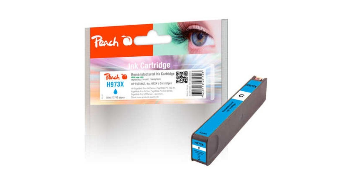 Peach Tinte cyan PI300-747(kompatibel zu HP Nr. 973X)