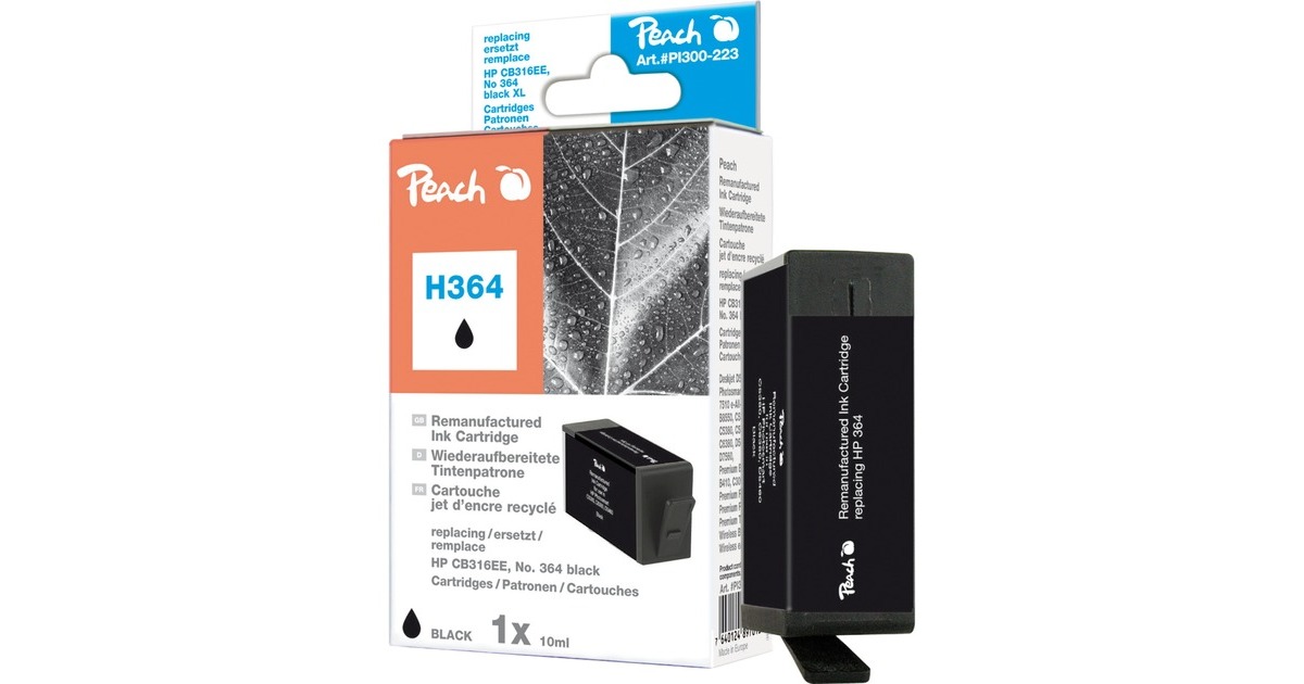Peach Tinte schwarz CB316EE/Nr. 364(kompatibel zu HP Nr. 364, CB316EE)