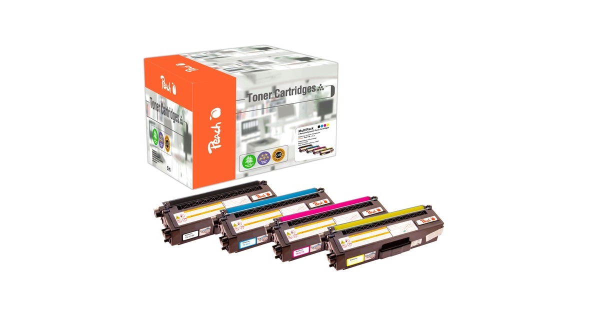 Peach Toner Spar Pack 112071(kompatibel zu Brother TN-421)