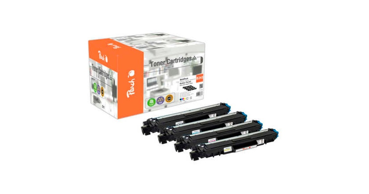 Peach Toner Spar Pack 112242(kompatibel zu Brother TN-243)