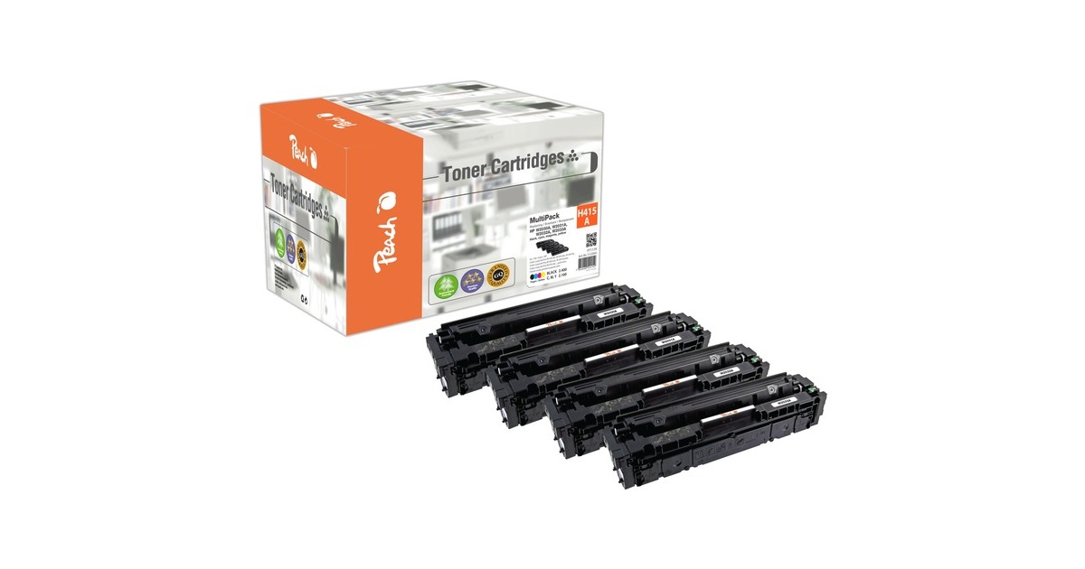 Peach Toner Spar Pack PT1139(kompatibel zu HP 415A)