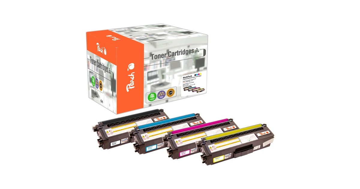 Peach Toner Spar Pack PT788(kompatibel zu Brother TN-321)