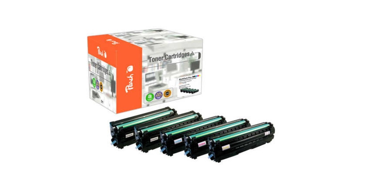 Peach Toner Spar Pack Plus 112150(kompatibel zu Samsung CLT-504S)