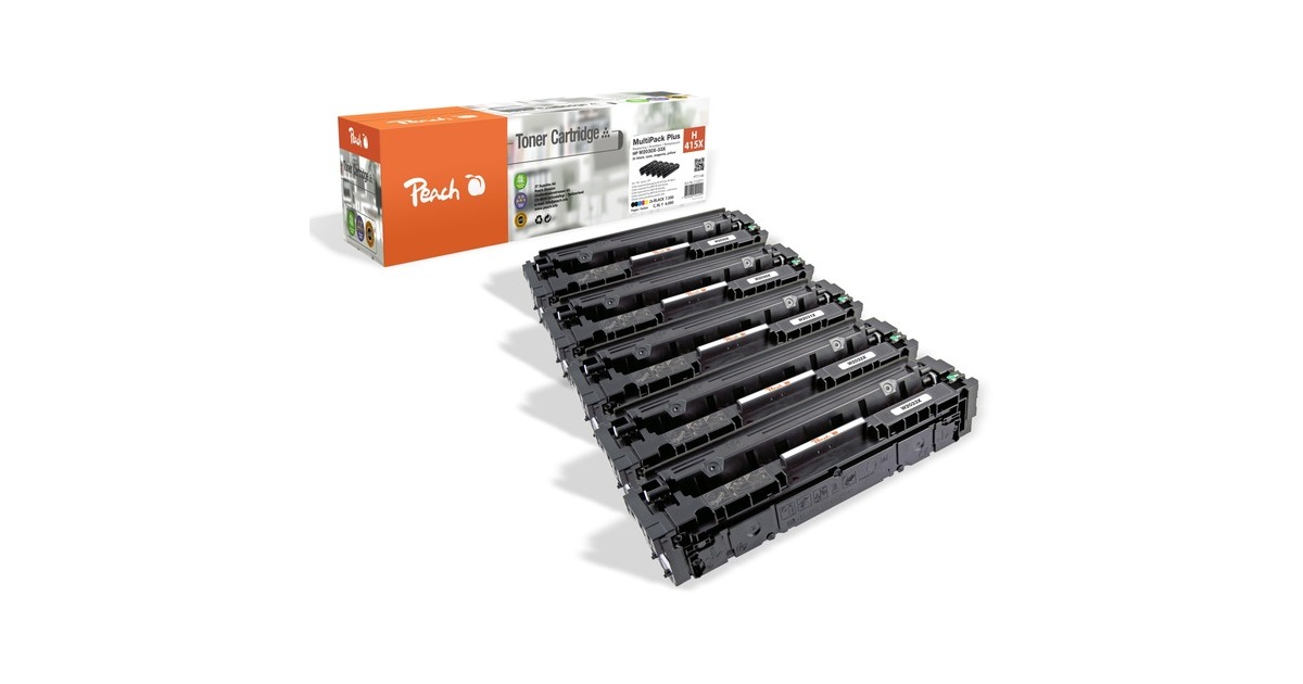 Peach Toner Spar Pack Plus PT1146(kompatibel zu HP 415X)
