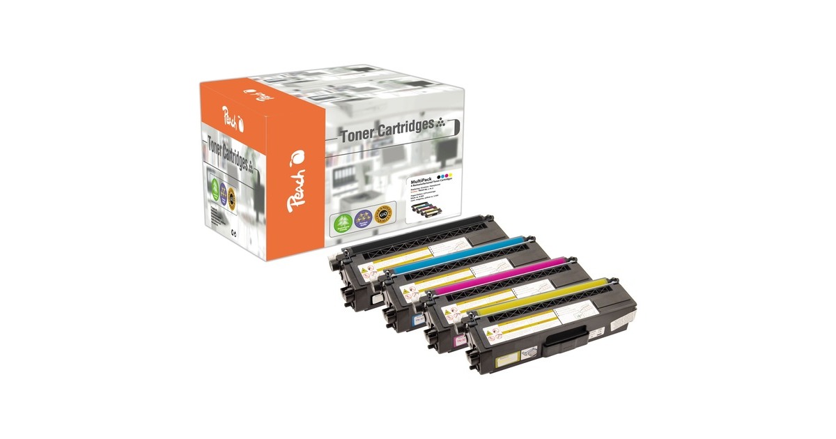 Peach Toner Sparpack 110956(kompatibel zu Brother TN-325)