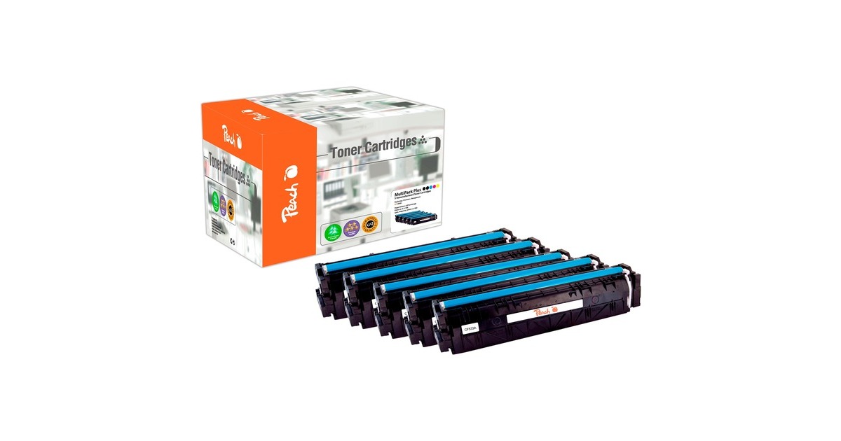 Peach Toner Sparpack Plus 112206(kompatibel zu HP 205A )