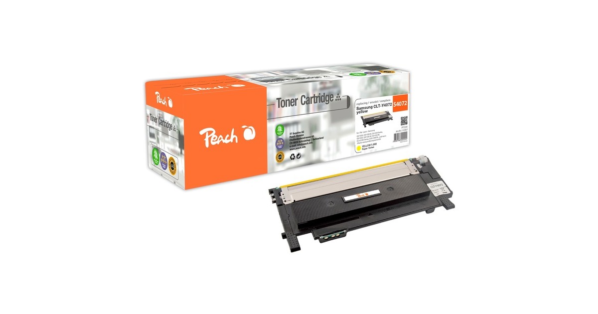 Peach Toner gelb 110567(kompatibel zu Samsung CLT-Y4072)