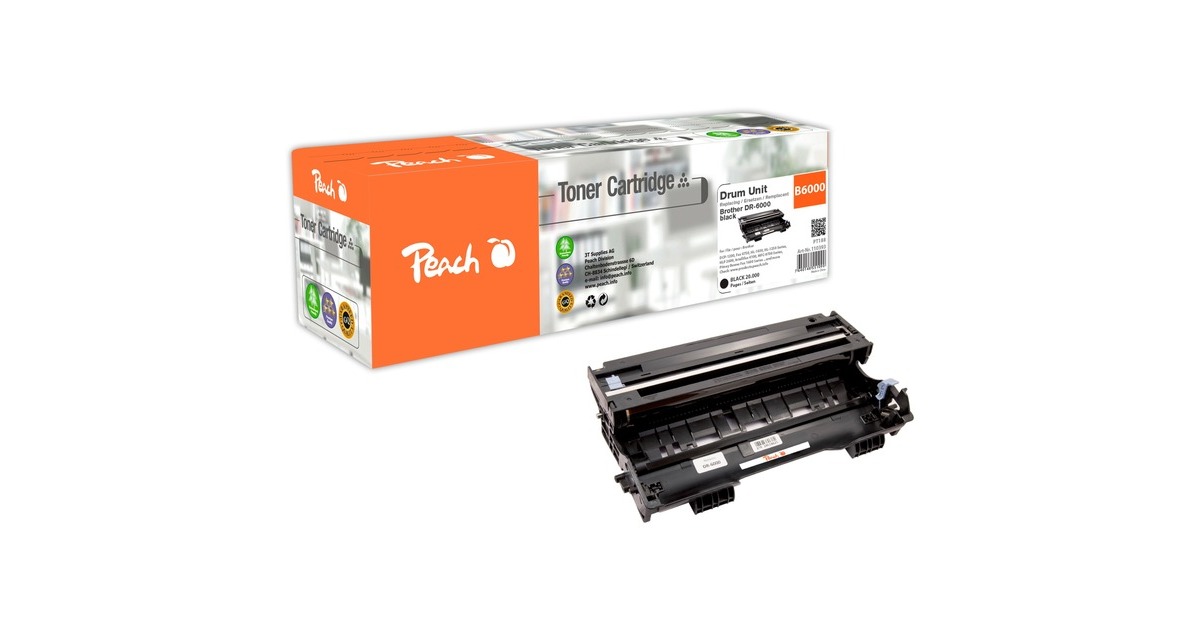 Peach Trommeleinh. Kompt HL-1030(kompatibel zu Brother DR-6000)