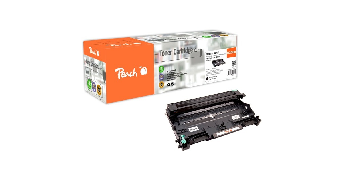 Peach Trommeleinheit 110387(kompatibel zu Brother DR-2000)