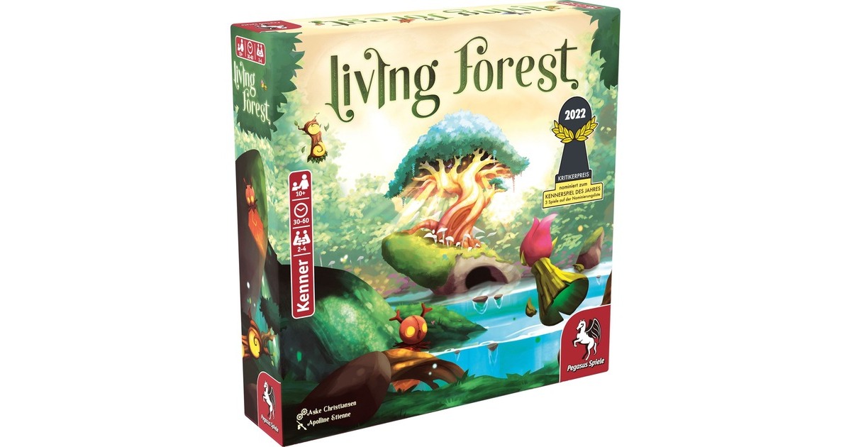 Pegasus Living Forest, Brettspiel(Kennerspiel des Jahres 2022)