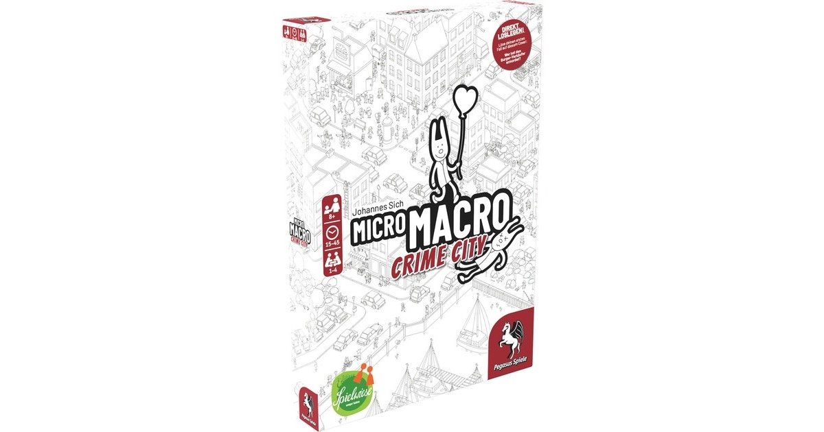 Pegasus MicroMacro: Crime City, Brettspiel(Spiel des Jahres 2021)