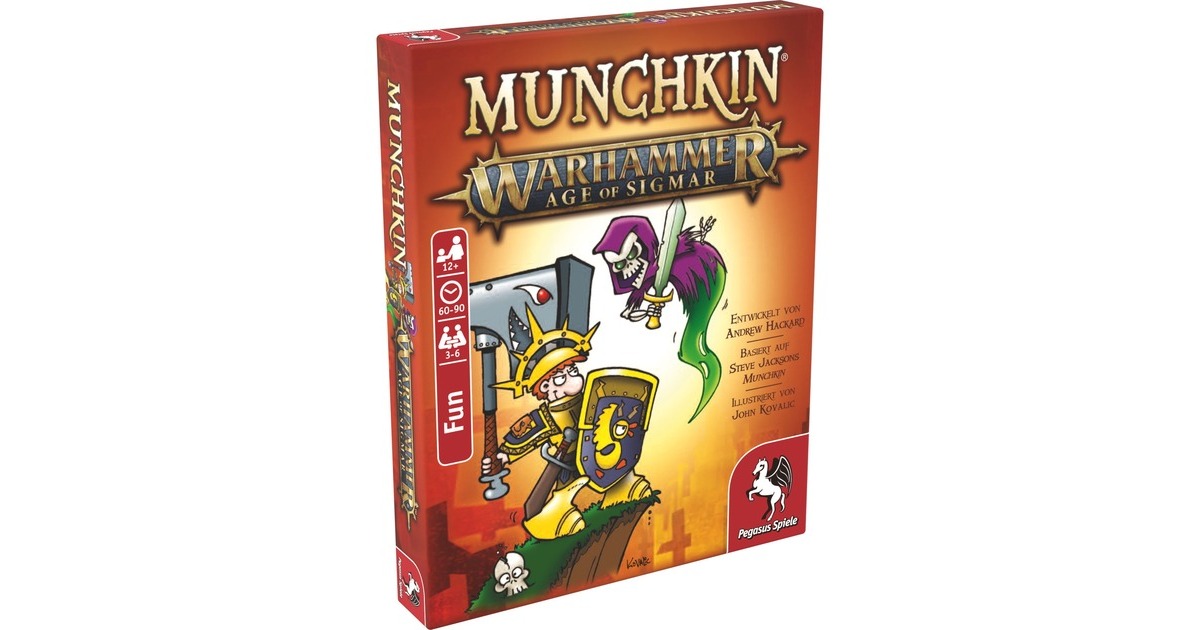 Pegasus Munchkin Warhammer Age of Sigmar, Kartenspiel