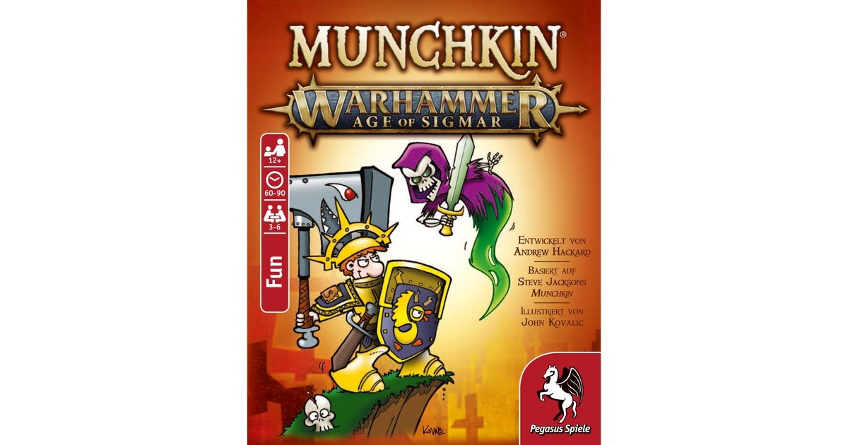 Pegasus Munchkin Warhammer Age of Sigmar, Kartenspiel