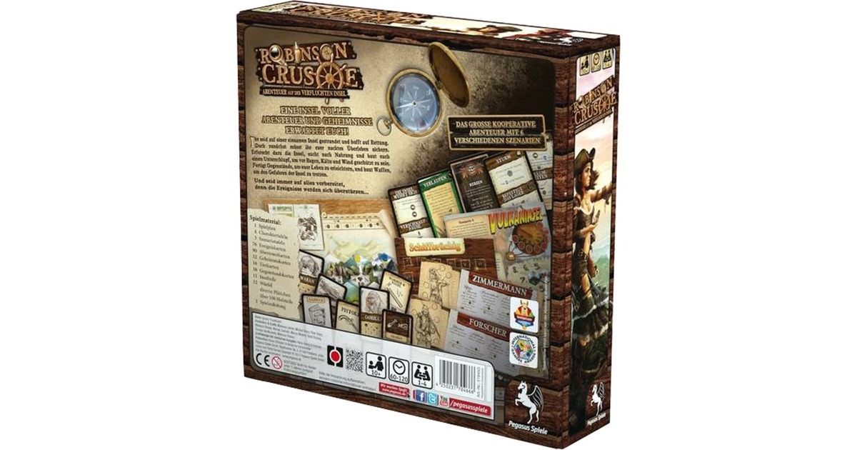 Pegasus Robinson Crusoe - Abenteuer auf der Verfluchten Insel, Brettspiel