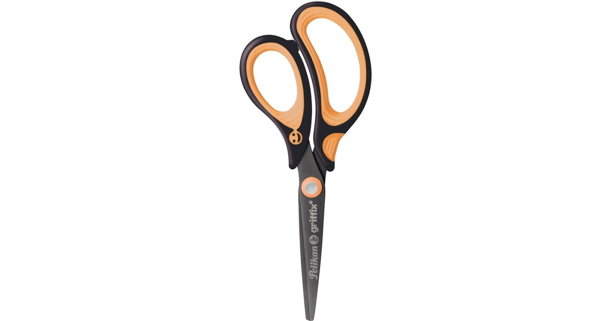 Pelikan Griffix Schere Rechtshänder spitz(schwarz)